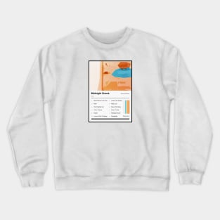 Midnight Snack Tracklist Crewneck Sweatshirt